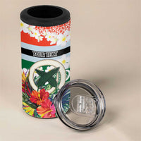 Personalised Penama Joyeux Noel 4 in 1 Can Cooler Tumbler Proud To Be a Ni-Van Sand Drawing Art - Polynesian Pride