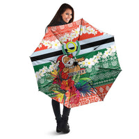 Personalised Penama Joyeux Noel Umbrella Proud To Be a Ni-Van Sand Drawing Art - Polynesian Pride