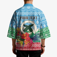 Personalised Sanma Joyeux Noel Kimono Proud To Be a Ni-Van Sand Drawing Art - Polynesian Pride