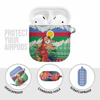 Personalised Shefa Joyeux Noel AirPods Case Proud To Be a Ni-Van Sand Drawing Art - Polynesian Pride