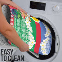 Personalised Shefa Joyeux Noel Bathroom Set Proud To Be a Ni-Van Sand Drawing Art - Polynesian Pride