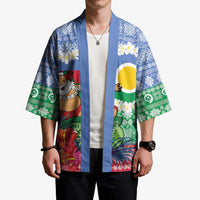 Personalised Shefa Joyeux Noel Kimono Proud To Be a Ni-Van Sand Drawing Art - Polynesian Pride