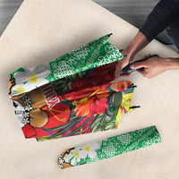 Personalised Shefa Joyeux Noel Umbrella Proud To Be a Ni-Van Sand Drawing Art - Polynesian Pride