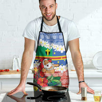 Personalised Tafea Joyeux Noel Apron Proud To Be a Ni-Van Sand Drawing Art - Polynesian Pride