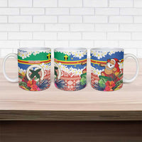 Personalised Tafea Joyeux Noel Ceramic Mug Proud To Be a Ni-Van Sand Drawing Art - Polynesian Pride