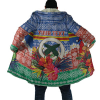 Personalised Tafea Joyeux Noel Cloak Proud To Be a Ni-Van Sand Drawing Art - Polynesian Pride