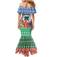 Personalised Tafea Joyeux Noel Family Matching Mermaid Dress and Hawaiian Shirt Proud To Be a Ni-Van Sand Drawing Art LT9 - Polynesian Pride