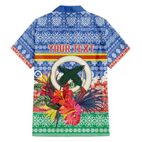 Personalised Tafea Joyeux Noel Family Matching Short Sleeve Bodycon Dress and Hawaiian Shirt Proud To Be a Ni-Van Sand Drawing Art LT9 - Polynesian Pride