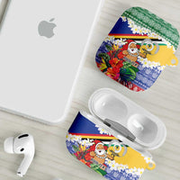 Personalised Torba Joyeux Noel AirPods Case Proud To Be a Ni-Van Sand Drawing Art - Polynesian Pride