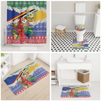 Personalised Torba Joyeux Noel Bathroom Set Proud To Be a Ni-Van Sand Drawing Art - Polynesian Pride