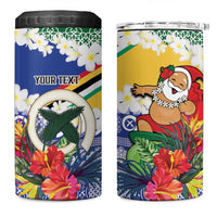Personalised Torba Joyeux Noel 4 in 1 Can Cooler Tumbler Proud To Be a Ni-Van Sand Drawing Art - Polynesian Pride