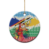 Personalised Torba Joyeux Noel Ceramic Ornament Proud To Be a Ni-Van Sand Drawing Art - Polynesian Pride