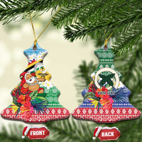 Personalised Torba Joyeux Noel Ceramic Ornament Proud To Be a Ni-Van Sand Drawing Art - Polynesian Pride