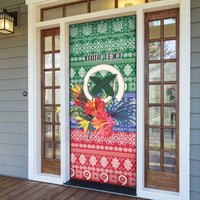 Personalised Torba Joyeux Noel Door Cover Proud To Be a Ni-Van Sand Drawing Art - Polynesian Pride