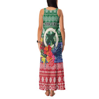 Personalised Torba Joyeux Noel Family Matching Tank Maxi Dress and Hawaiian Shirt Proud To Be a Ni-Van Sand Drawing Art - Polynesian Pride