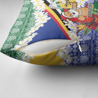 Personalised Torba Joyeux Noel Pillow Cover Proud To Be a Ni-Van Sand Drawing Art - Polynesian Pride