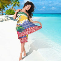 Personalised Torba Joyeux Noel Sarong Proud To Be a Ni-Van Sand Drawing Art - Polynesian Pride