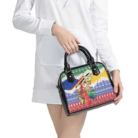 Personalised Torba Joyeux Noel Shoulder Handbag Proud To Be a Ni-Van Sand Drawing Art - Polynesian Pride