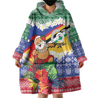 Personalised Torba Joyeux Noel Wearable Blanket Hoodie Proud To Be a Ni-Van Sand Drawing Art - Polynesian Pride