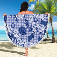 Mokihana Maile Ilima Leis Paniolo Palaka Beach Blanket Hawaiian Polu Spirit - Polynesian Pride