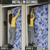 Mokihana Maile Ilima Leis Paniolo Palaka Door Cover Hawaiian Polu Spirit - Polynesian Pride