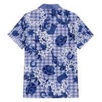 Mokihana Maile Ilima Leis Paniolo Palaka Family Matching Summer Maxi Dress and Hawaiian Shirt Hawaiian Polu Spirit LT9 - Polynesian Pride