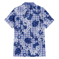 Mokihana Maile Ilima Leis Paniolo Palaka Family Matching Tank Maxi Dress and Hawaiian Shirt Hawaiian Polu Spirit LT9 - Polynesian Pride