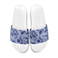 Mokihana Maile Ilima Leis Paniolo Palaka Slide Sandals Hawaiian Polu Spirit - Polynesian Pride