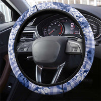 Mokihana Maile Ilima Leis Paniolo Palaka Steering Wheel Cover Hawaiian Polu Spirit - Polynesian Pride