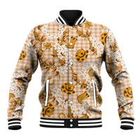 Mokihana Maile Ilima Leis Paniolo Palaka Baseball Jacket Hawaiian Kula Spirit - Polynesian Pride