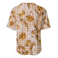 Mokihana Maile Ilima Leis Paniolo Palaka Baseball Jersey Hawaiian Kula Spirit - Polynesian Pride