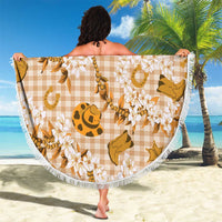 Mokihana Maile Ilima Leis Paniolo Palaka Beach Blanket Hawaiian Kula Spirit - Polynesian Pride