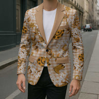 Mokihana Maile Ilima Leis Paniolo Palaka Blazer Hawaiian Kula Spirit - Polynesian Pride