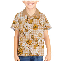 Mokihana Maile Ilima Leis Paniolo Palaka Family Matching Mermaid Dress and Hawaiian Shirt Hawaiian Kula Spirit LT9 - Polynesian Pride