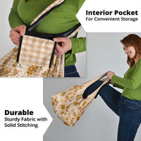 Mokihana Maile Ilima Leis Paniolo Palaka Grocery Bag Hawaiian Kula Spirit - Polynesian Pride