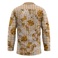 Mokihana Maile Ilima Leis Paniolo Palaka Hockey Jersey Hawaiian Kula Spirit - Polynesian Pride