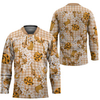 Mokihana Maile Ilima Leis Paniolo Palaka Hockey Jersey Hawaiian Kula Spirit - Polynesian Pride