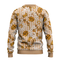 Mokihana Maile Ilima Leis Paniolo Palaka Ugly Christmas Sweater Hawaiian Kula Spirit - Polynesian Pride