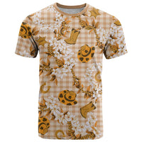 Mokihana Maile Ilima Leis Paniolo Palaka T Shirt Hawaiian Kula Spirit - Polynesian Pride