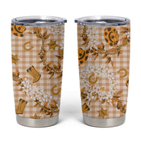 Mokihana Maile Ilima Leis Paniolo Palaka Tumbler Cup Hawaiian Kula Spirit - Polynesian Pride