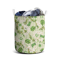 Mokihana Maile Ilima Leis Paniolo Palaka Laundry Basket Hawaiian Omaomo Ala Spirit - Polynesian Pride