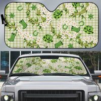 Mokihana Maile Ilima Leis Paniolo Palaka Auto Sun Shade Hawaiian Omaomo Ala Spirit - Polynesian Pride