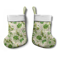 Mokihana Maile Ilima Leis Paniolo Palaka Christmas Stocking Hawaiian Omaomo Ala Spirit - Polynesian Pride