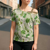 Mokihana Maile Ilima Leis Paniolo Palaka Cross Shoulder Shirt Hawaiian Omaomo Ala Spirit - Polynesian Pride