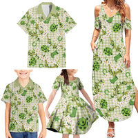 Mokihana Maile Ilima Leis Paniolo Palaka Family Matching Summer Maxi Dress and Hawaiian Shirt Hawaiian Omaomo Ala Spirit LT9 - Polynesian Pride