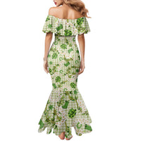 Mokihana Maile Ilima Leis Paniolo Palaka Mermaid Dress Hawaiian Omaomo Ala Spirit - Polynesian Pride