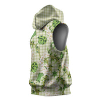 Mokihana Maile Ilima Leis Paniolo Palaka Sleeveless Hoodie Hawaiian Omaomo Ala Spirit LT9 - Polynesian Pride