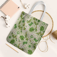 Mokihana Maile Ilima Leis Paniolo Palaka Tote Bag Hawaiian Omaomo Ala Spirit - Polynesian Pride