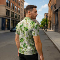 Mokihana Maile Ilima Leis Paniolo Palaka Zipper Polo Shirt Hawaiian Omaomo Ala Spirit LT9 - Polynesian Pride