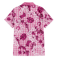 Mokihana Maile Ilima Leis Paniolo Palaka Hawaiian Shirt Hawaiian Omaomo Ulaula Spirit LT9 - Polynesian Pride